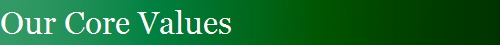 Our Core Values